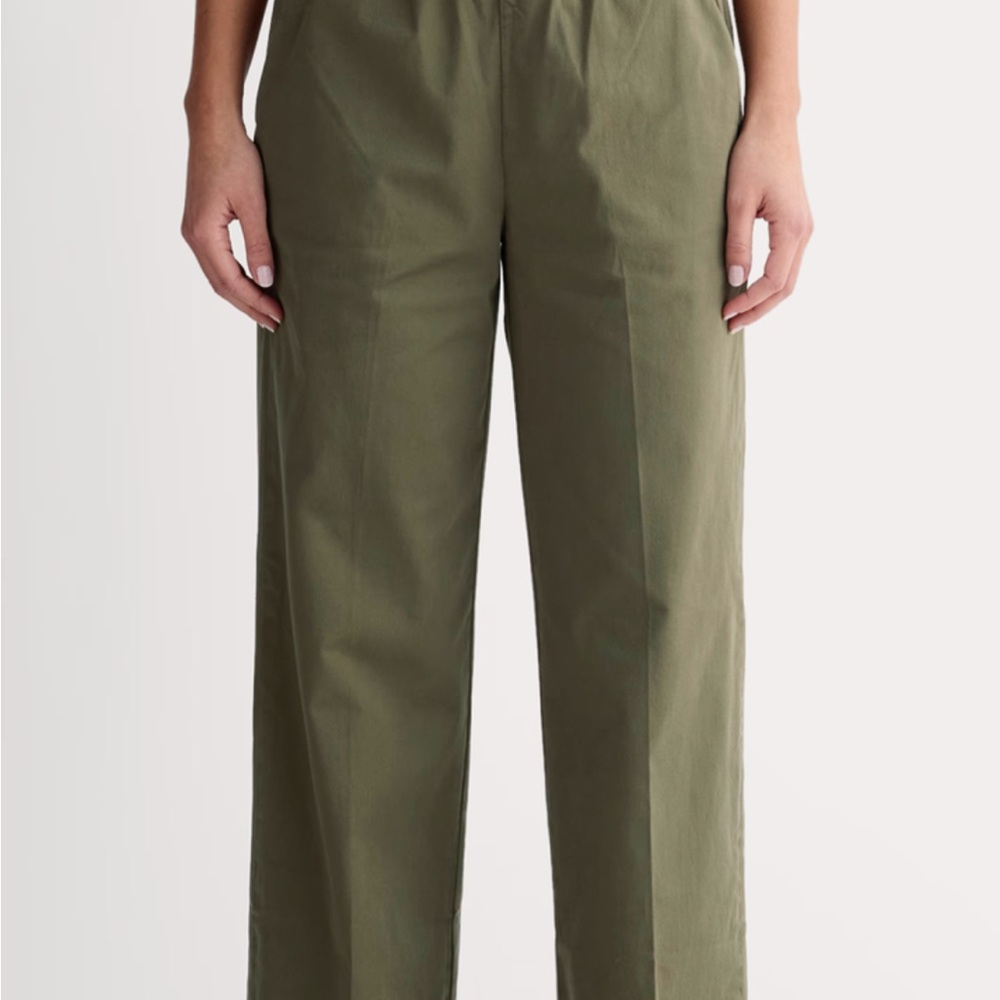 Everlane Olive Green Easy Pants